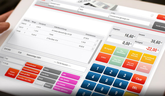 Vorschau des HANDELSFAKTOR Kassensystems